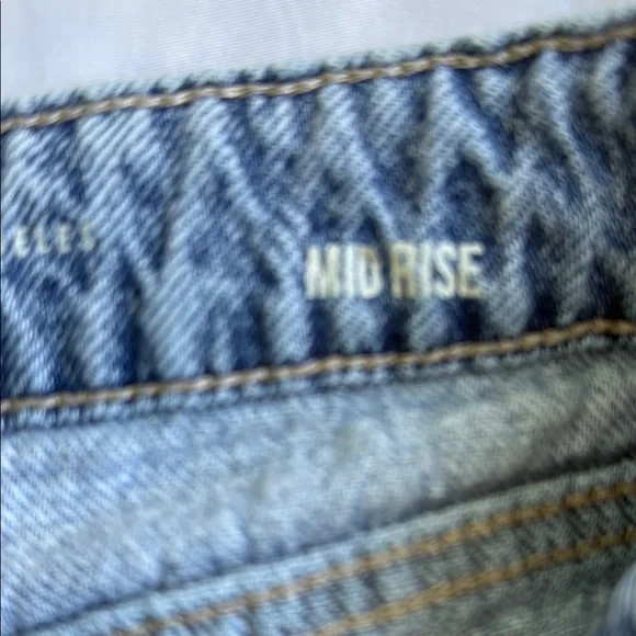 Rewash Light Blue Cropped Wide Leg Jeans - Picture 4 of 8